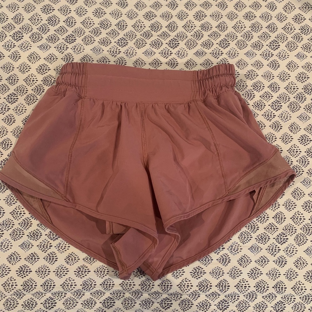 Pink Lululemon hottie hot shorts
